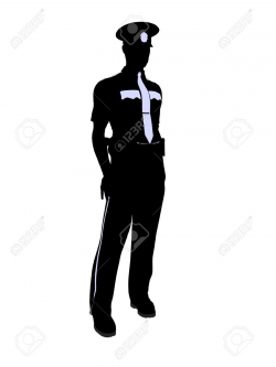 Policeman clipart silhouette, Policeman silhouette ...