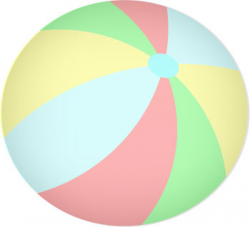 Beach ball in pool clipart - Clipartix