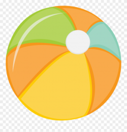 Beach Ball Cubby Tag - Swimming Pool Clipart (#896517 ...