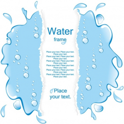 A pool of water border vector Free vector in Encapsulated ...