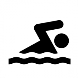 Swimmer competitive swimming clipart black and white ...