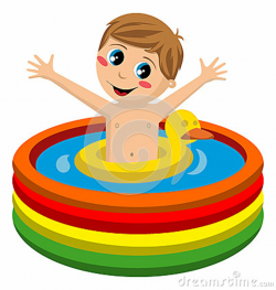 kid-swimming-inflatable-pool- ... | Clipart Panda - Free ...