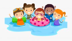 Child Swimming Clipart - Swimming Kids Clipart , Transparent ...