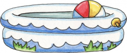 Kiddie pool | Clip art, Free clipart images, Art