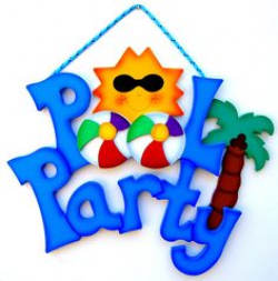 Pool party clip art clipart - Clipartix