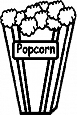 Movie and popcorn clipart black and white dayasrioko top 3 - Clipartix