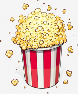Vector Popcorn, Popcorn, Cartoon Popcorn, Food PNG Transparent ...