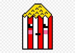 Kawaii Popcorn - Illustration Clipart (#3453881) - PinClipart