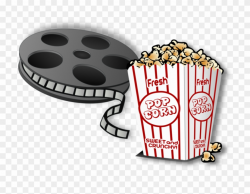 Movie And Popcorn Cartoon Clipart (#421917) - PinClipart