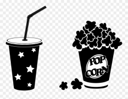 Popcorn Silhouette Png Clipart (#1571383) - PinClipart