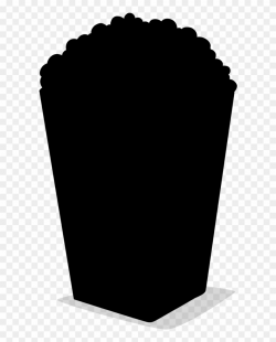 Popcorn Silhouette - - Illustration Clipart (#4901669) - PinClipart