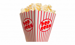 Popcorn Clipart Christmas - Popcorn From Movie Theater, Transparent ...