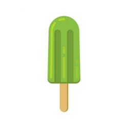 Green popsicle flat icon - Download Free Vectors, Clipart ...