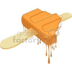 melting popsicle clipart. Royalty-free clipart # 382416