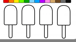 Popsicle Clipart Black And White | Free Images at Clker.com ...