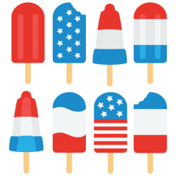 4th of July Popsicle Cut Files + Clip Art - Freebie Friday