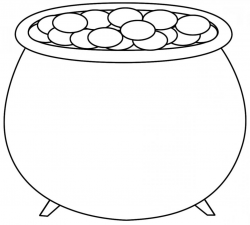 Coloring pages breathtaking printable pot of gold clipart ...
