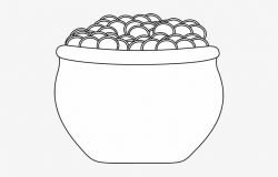 Black And White Pot Of Gold Clip Art - Pot Of Gold Clipart ...