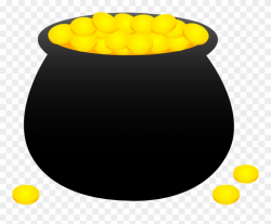 Excellent Pot Of Gold Picture Cartoon Clipart - Pot Of Gold ...