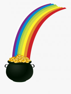 Pot Of Gold Rainbow Clipart #145064 - Free Cliparts on ...