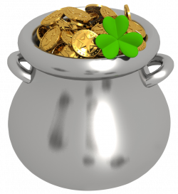 Transparent Pot of Gold with Shamrock PNG Clipart | Gallery ...