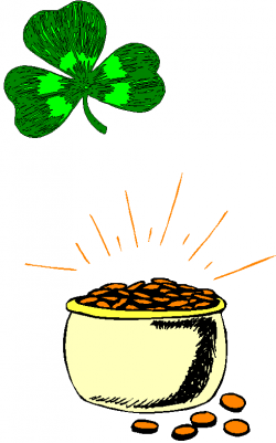 Free Pot of Gold Clipart - Public Domain Holiday/StPatrick ...