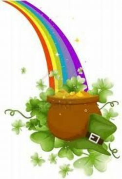 Free Leprechaun\'s Pot of Gold Clipart | Pot of gold, St ...