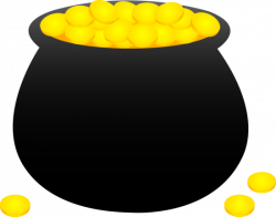 pot of gold clipart | Pot of Gold Coins - Free Clip Art ...