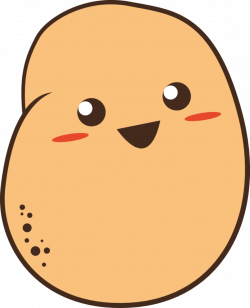 Kawaii Potato by HashtagPony. | Kawaii potato, Cute potato ...