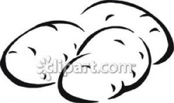 Potato Clip Art Black And White | Clipart Panda - Free ...