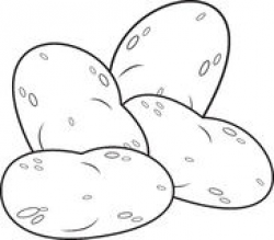 Potato clipart black and white 4 » Clipart Station
