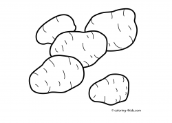 Free Potato Clipart colouring page, Download Free Clip Art ...
