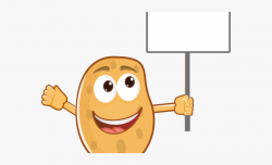 Happy Clipart Potato - Cartoon Potato Logo Design #2127224 ...