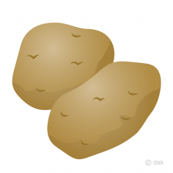 Free Potato Clipart Image｜Illustoon