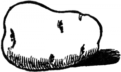 Potato Clip Art Black And White | Clipart Panda - Free ...