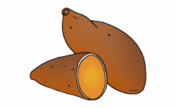 Sad Clipart Potato - Sweet Potato Clip Art {#1639693} - Pngtube