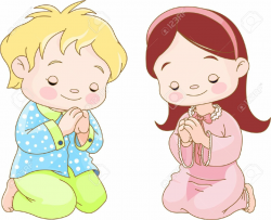 Best Children Praying Clipart #23703 - Clipartion.com