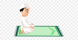 Prayer Vector Islamic - Muslim Praying Clip Art - Png Download ...