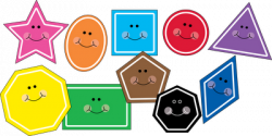 Free!! Cute shape clipart! | Primary Ideas | Kindergarten math, Math ...