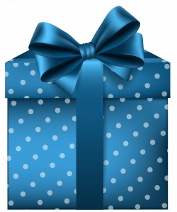 Blue Gift PNG Clip Art Image | Gallery Yopriceville - High ...