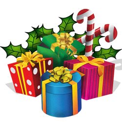 Clipart: Christmas Presents, Ribbons