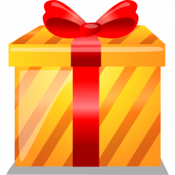 Orange Gift Icon, PNG ClipArt Image | IconBug.com