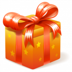 Orange,Ribbon,Present,Clip art,Gift wrapping,Illustration ...