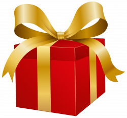 Red Present Box PNG Clip Art - Best WEB Clipart