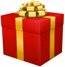 Red Gift Box Transparent PNG Clip Art Image | Gallery ...