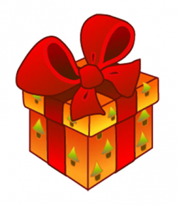 Christmas wrapped present clipart - WikiClipArt