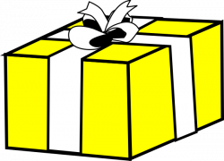 Yellow Present Clip Art at Clker.com - vector clip art ...
