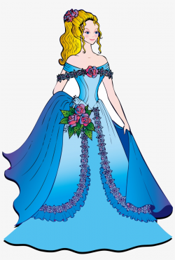 Image Freeuse Cinderella Dress Clipart - Beautiful Princess Clipart ...