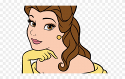 Disney Princesses Clipart Bella - Belle Princess Colouring Pages ...