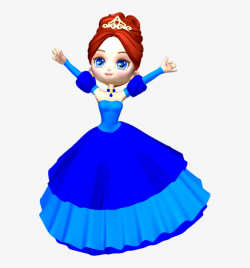 Queen Clipart Blue - Blue Princess Clip Art - Free Transparent PNG ...